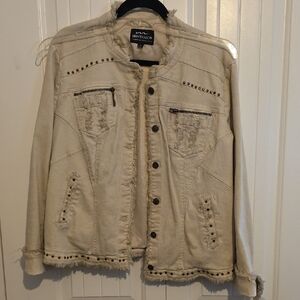Montana Silversmiths Cream Denim Jacket